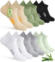 Meias Vertkser de Viscose de Bambu Respiráveis 6 Pares Meias Vertkser de Viscose de Bambu Respiráveis 6 Pares