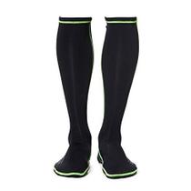 Meias Wader Wetsox Frictionless de 1 mm, neoprene impermeável, pretas