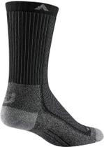Meias Wigwam Cool Lite Hiker Crew Preto Cinza Grande Meias Wigwam Cool Lite Hiker Crew Preto Cinza Grande