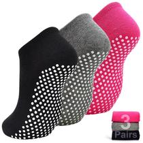 Meias Yoga Grips SkiBeaut, antiderrapantes, pilates, antiderrapantes, femininas Meias Yoga Grips SkiBeaut, antiderrapantes, pilates, antiderrapantes, femininas