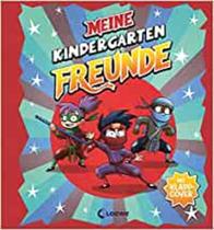 Meine Kindergarten-Freunde (Ninjas): Freundebuch, Eintragbuch mit Wendecover - EDITORA LOEWE