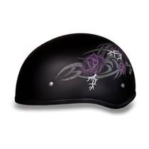 Meio capacete para motocicleta Daytona HELMETS Skull Cap Purple DOT Meio capacete para motocicleta Daytona HELMETS Skull Cap Purple DOT