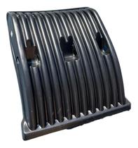 Meio Paralama Carreta Guerra Traseira Lado Direito Preto