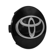 Meio Roda Porta Emblema Binno 56mm Preto Emblema Toyota