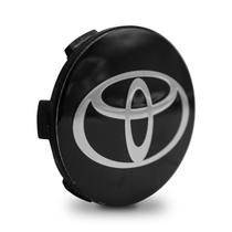 Meio Roda Porta Emblema Scorro 56mm Preto Emblema Toyota