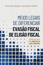 Meios legais de dif.evasao fiscal de elisao fiscal Meios legais de dif.evasao fiscal de elisao fiscal