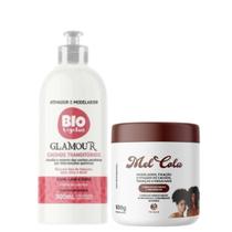 Mel Cola 500g + Ativador Cachos Transitórios Glamour 300ml