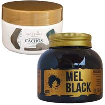 Mel Cola Finalizador de Cachos 500g + Máscara Pro 300g