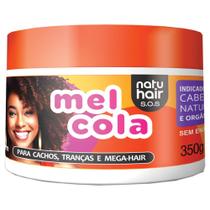 Mel Cola NatuHair para Cachos, Tranças e Mega-Hair 350g