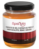Mel Com Própolis, Eucalipto, Gengibre E Romã 300G Mel Com Própolis, Eucalipto, Gengibre E Romã 300G