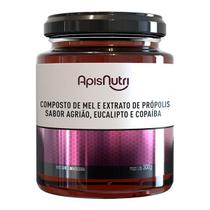 Mel Composto Própolis Euc. Agrião e Copaíba 300g ApisNutri Mel Composto Própolis Euc. Agrião e Copaíba 300g ApisNutri