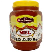 Mel Puro Sextavado 1kg Flora Néctar Sem Glúten