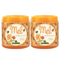 Mel Silvestre 100% Puro Chamel - 2 Potes de 500g Mel Silvestre 100% Puro Chamel - 2 Potes de 500g