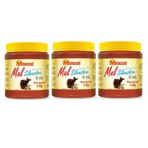 Mel Silvestre - Minamel - 3 Pote De 1kg Total 3 Kg