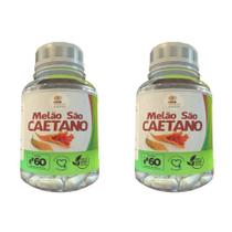 Melão São Caetano - 60 Cápsulas 500Mg Kit Com 2 Potes