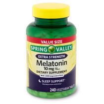 Melat 10mg Extra Strenght 240 Tabletes spring Valley Importado Original Usa