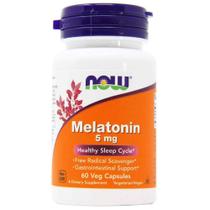 Melatinina Now Foods 5 mg 60 comprimidos