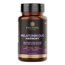Melatonin Duo Harmony Essential Nutrition com 120 Cápsulas