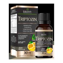 Melatonina 0,21 mg Triptozin Tiptofano, Vitamina D3 e B12 gotas 30ml Bioklein