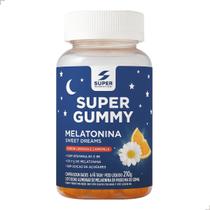 Melatonina 60 Gomas Super Gummy Sleep Sabor Laranja e Camomila Nutrition Vitamina Suplemento Unidade