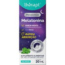 Melatonina em gotas 20ml sabor menta 1 gota therapi rapida absorção 0,210mg por gota Melatonina em gotas 20ml sabor menta 1 gota therapi rapida absorção 0,210mg por gota