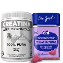 Melatonina Em Gummys c/60 Fini e Creatina Ultramicronizada Melatonina Em Gummys c/60 Fini e Creatina Ultramicronizada
