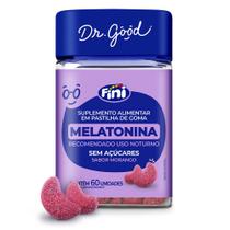 Melatonina Fini Dr. Good Morango 60 Gomas