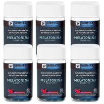 Melatonina Gummy Abihto c/60 Gomas Kit c/6 Frutas Vermelhas