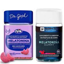 Melatonina Gummy Fini c/60 e Melatonina Gomas Abihto c/60