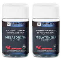 Melatonina Gummys Abihto c/60 Frutas Vermelhas kit c/2 Melatonina Gummys Abihto c/60 Frutas Vermelhas kit c/2
