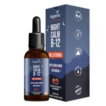 Melatonina Night Calm B12 Bigens Frutas Vermelhas 30ml