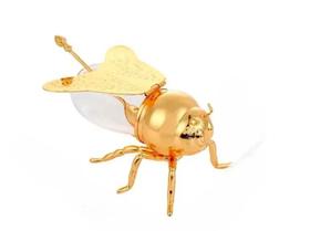 Meleira abelha em vidro e metal dourado - Lilian Gift