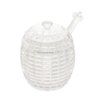 Meleira Cristal com colher e tampa Tress 210ml Lyor Meleira Cristal com colher e tampa Tress 210ml Lyor
