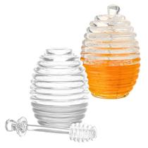 Meleira De Acrilico Colmeia Com Tampa E Pegador Decoração 200ml Meleira De Acrilico Colmeia Com Tampa E Pegador Decoração 200ml