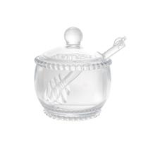 Meleira de Cristal c/ Colher Pearl - Wolff