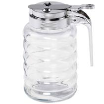 Meleira de Vidro 150ml com Dosador Pote para Mel Lyor Tampa de Plástico Cromada Transparente Meleira de Vidro 150ml com Dosador Pote para Mel Lyor Tampa de Plástico Cromada Transparente