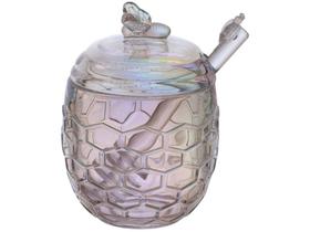 Meleira de vidro bee incolor 230 ml hauskraft