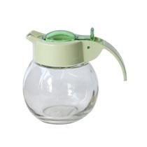 Meleira de vidro com tampa e alça de plastico 180 ml