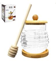 Meleira De Vidro Com Tampa E Pegador 270ml Meleira De Vidro Com Tampa E Pegador 270ml