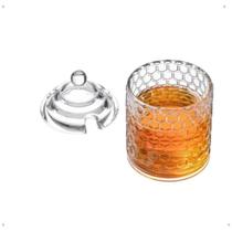 Meleira de vidro Favo de mel com pegador 270ML Meleira de vidro Favo de mel com pegador 270ML