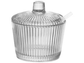 Meleira de Vidro Hauskraft Graffiato com Colher 200ml Meleira de Vidro Hauskraft Graffiato com Colher 200ml