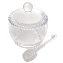 Meleira Pearl com Tampa Pegador de Mel Cristal Wolff