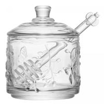 Meleira Petit Butterfly em Cristal com Colher 10,5cm Lyor Meleira Petit Butterfly em Cristal com Colher 10,5cm Lyor