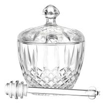 MELEIRA PORTA MEL BERLIN EM VIDRO 8,5x10,8cm MEK MELEIRA PORTA MEL BERLIN EM VIDRO 8,5x10,8cm MEK