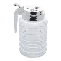 Meleira Pote Porta Mel de Vidro com Tampa de Metal 150ml Lyor