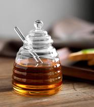 Meleira Transparente De Armazenamento De Geléia E Mel vasilha de Mel 550ml
