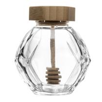 Meleira Wolff de Vidro C/ Pegador e Tampa de Bambu 200ml