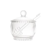 Meleira Wolff Pearl de Cristal Incolor 10cm x 8cm x 7cm