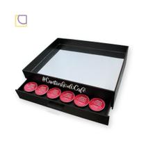 Melhor Bandeja Espelhada Preta Organizadora Cômoda Cantinho do Café Porta Capsula Dolce Gusto Suporte Servir Mdf Decorativa Melhor Bandeja Espelhada Preta Organizadora Cômoda Cantinho do Café Porta Capsula Dolce Gusto Suporte Servir Mdf Decorativa