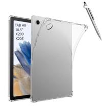 Melhor Capa Silicone Para Tablet A8 X205 + Película +caneta